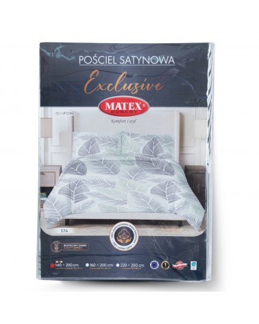 Pościel satyna bawełniana 200x220 + 2x70x80 Exclusive TM0212_57A Matex
