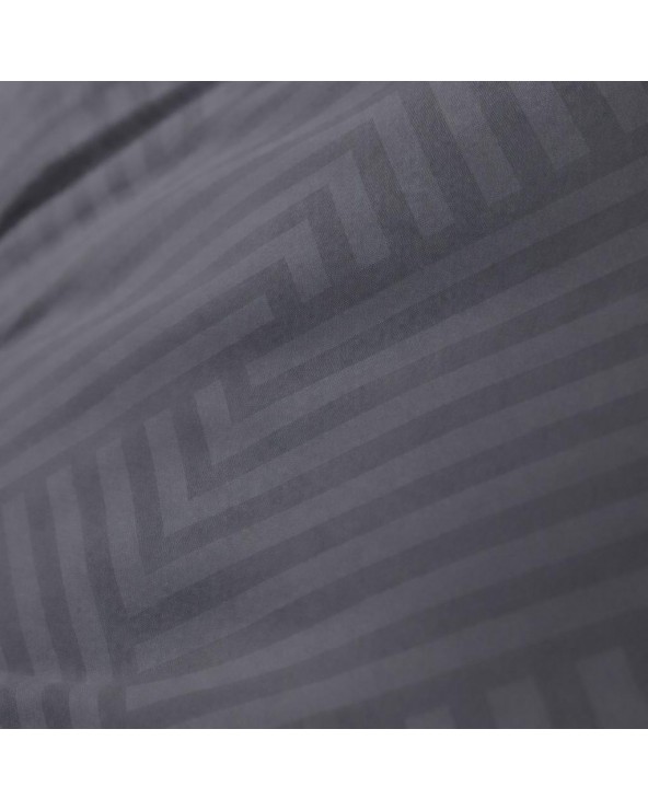 Pościel adamaszek 200x220 + 2x70x80 Geometria grafitowa Matex