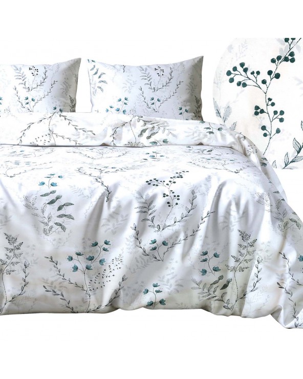 Pościel bawełna 200x220 + 2x70x80 Aqua Mavi COTTONLOVE EXCLUSIVE Darymex