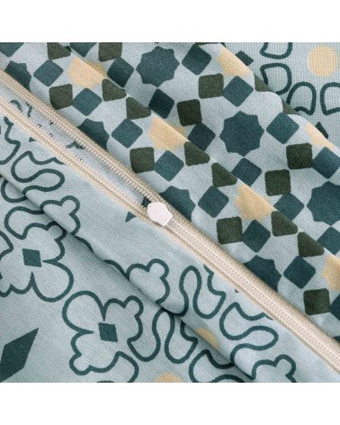 Pościel bawełna 200x220 + 2x70x80 Minimal Mint COTTONLOVE EXCLUSIVE Darymex