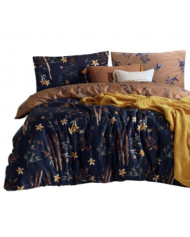 Pościel satyna bawełniana 160x200 + 2x70x80 Bmboo Flower EXCLUSIVE Darymex 