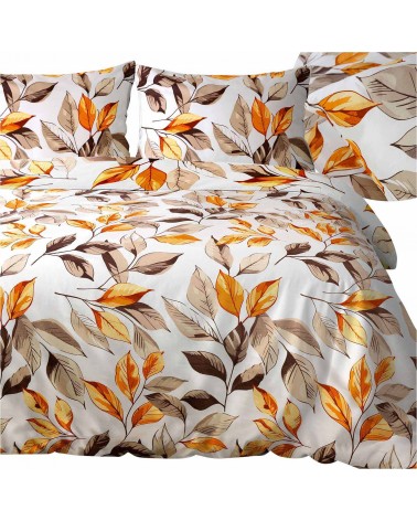 Pościel satyna bawełniana 200x220 + 2x70x80 Leaves EXCLUSIVE Darymex 