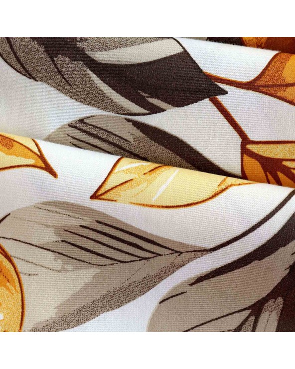 Pościel satyna bawełniana 200x220 + 2x70x80 Leaves EXCLUSIVE Darymex 