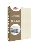 Prześcieradło bawełna frotte Premium 900x200x20 z gumką jasnobeżowe Darymex