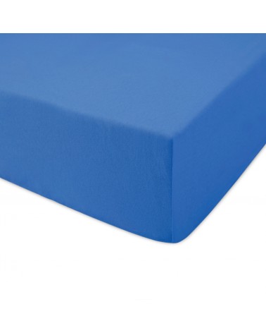 Prześcieradło bawełna jersey 80x180x5 z gumką chabrowe Darymex