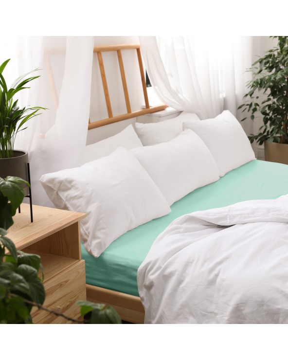 Prześcieradło bawełna jersey 80x180x5 z gumką morskie Darymex Prześcieradło bawełna jersey 80x180x5 z gumką morskie Darymex