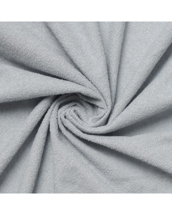 Wysokie prześcieradło bawełna frotte 120x200x30 z gumką popielate Premium Matex