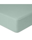 Prześcieradło bawełna frotte 140x200x20 z gumką miętowe Premium Matex