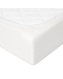 Wysokie prześcieradło bawełna frotte 140x200x30 z gumką białe Premium Matex