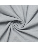 Wysokie prześcieradło bawełna frotte 140x200x30 z gumką popielate Premium Matex