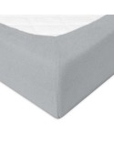 Wysokie prześcieradło bawełna frotte 140x200x30 z gumką popielate Premium Matex