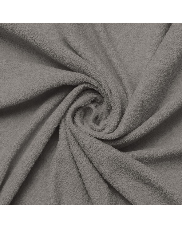 Wysokie prześcieradło bawełna frotte 140x200x30 z gumką antracytowe Premium Matex