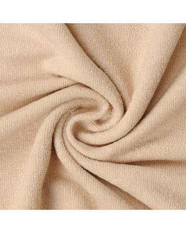 Wysokie prześcieradło bawełna frotte 160x200x30 z gumką beżowe Premium Matex