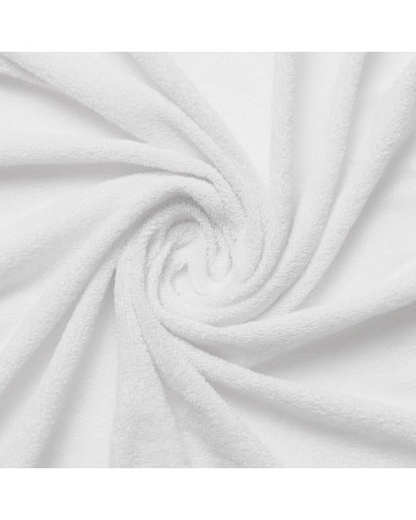 Wysokie prześcieradło bawełna frotte 180x200x30 z gumką białe Premium Matex