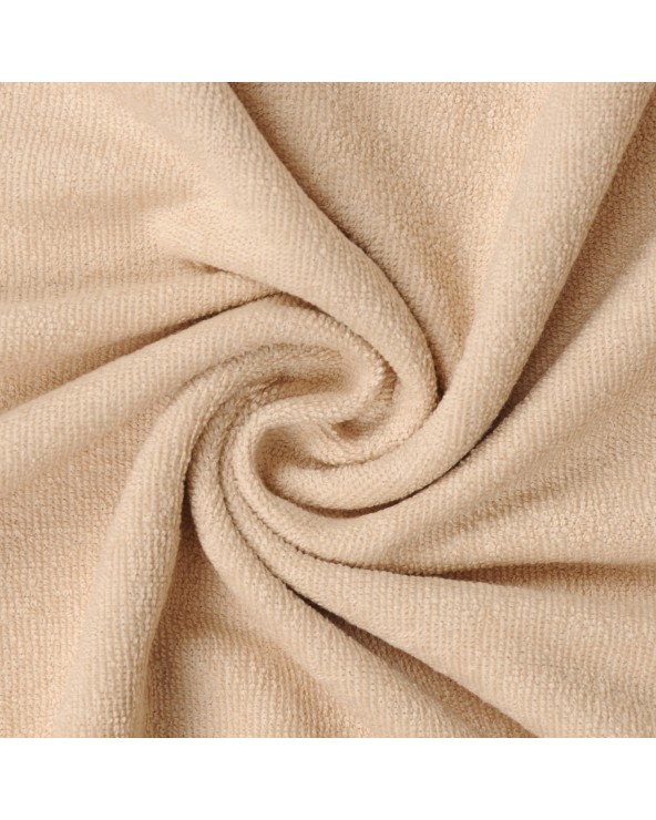 Wysokie prześcieradło bawełna frotte 180x200x30 z gumką beżowe Premium Matex