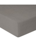 Wysokie prześcieradło bawełna frotte 200x220x30 z gumką antracytowe Premium Matex