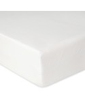 Prześcieradło bawełna jersey 120x200x20 z gumką białe Classic Matex