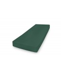 Prześcieradło bawełna jersey 160x200x20 z gumką butelkowe zielone Premium Matex