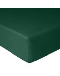 Prześcieradło bawełna jersey 160x200x20 z gumką butelkowe zielone Premium Matex