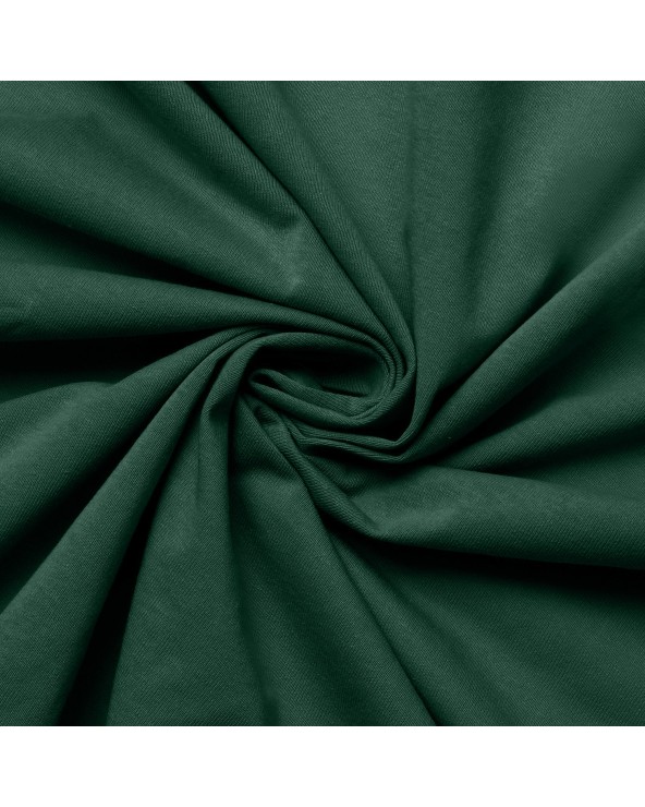 Prześcieradło bawełna jersey 160x200x20 z gumką butelkowe zielone Premium Matex