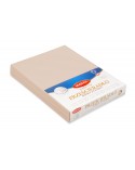 Wysokie prześcieradło bawełna jersey 160x200x30 z gumką cappuccino Premium Matex