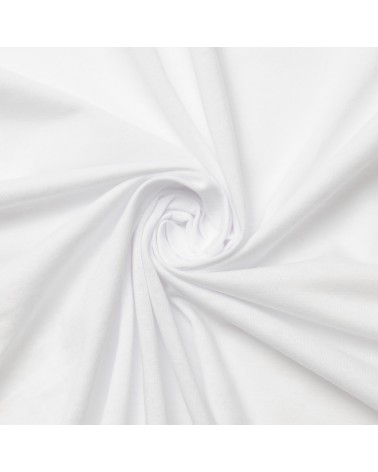 Prześcieradło bawełna jersey 200x220x20 z gumką białe Classic Matex