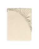 Prześcieradło bawełna jersey 200x220x20 z gumką kremowe Classic Matex