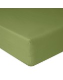 Prześcieradło bawełna jersey 90x200x20 z gumką zielone Premium Matex