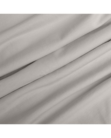 Wysokie prześcieradło bawełna jersey z lycrą 120x200x30 z popielate białe Matex