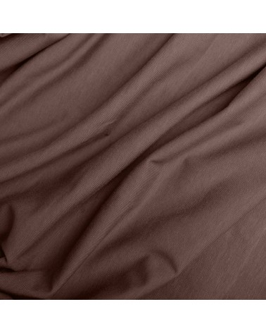 Wysokie prześcieradło bawełna jersey z lycrą 140x200x30 z gumką brązowe Matex