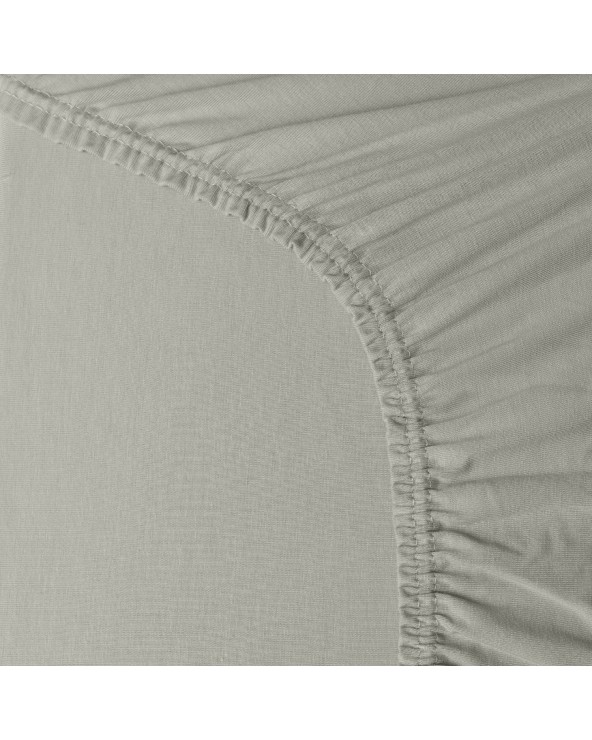 Wysokie prześcieradło bawełna jersey z lycrą 160x200x30 z gumką miętowe Matex