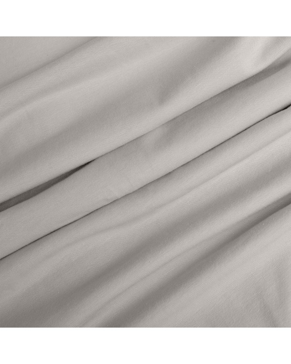 Wysokie prześcieradło bawełna jersey z lycrą 90x200x30 z gumką popielate Matex