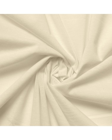 Prześcieradło bawełna jersey 200x220x30 z gumką kremowe Premium Matex