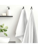 Ręcznik hotelowy bawełna 50x100 biały gładki Aqua Darymex