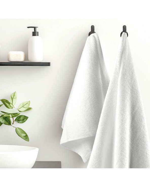 Ręcznik hotelowy bawełna 50x100 biały gładki Aqua Darymex