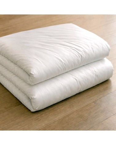 Poszwa hotelowa satyna bawełniana 140x200 na zakładkę Monako biała Darymex