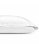 Poszewka hotelowa satyna bawełnaina 70x80 na zakładkę Monako biała Darymex