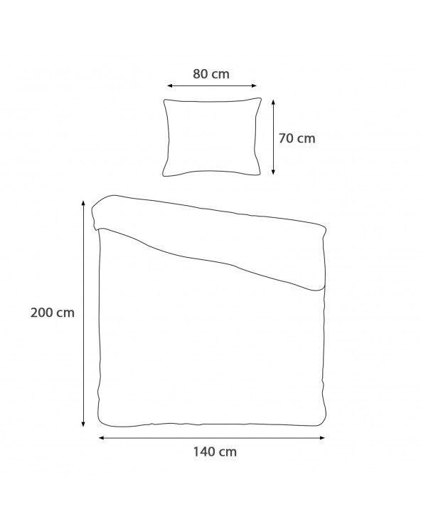 Pościel bawełna 140x200 + 1x70x80cm 71499/1 COTTONLOVE Darymex