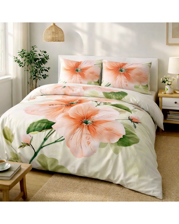 Pościel satyna bawełniana 140x200 + 1x70x80cm 12422 SATYNLOVE PREMIUM Darymex