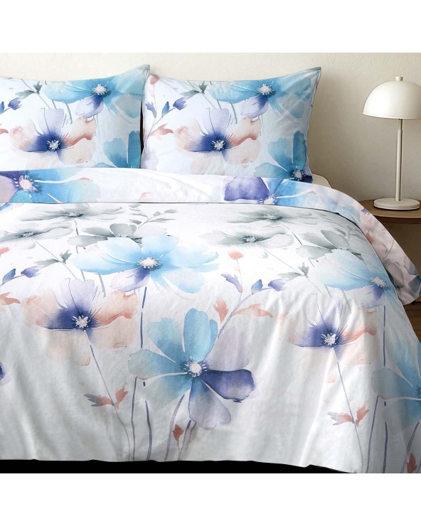 Pościel satyna bawełniana 140x200 + 1x70x80cm 1557/1 SATYNLOVE Darymex