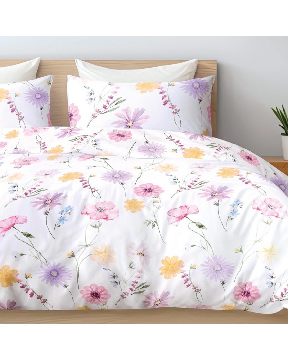 Pościel satyna bawełniana 140x200 + 1x70x80cm 1559/1 SATYNLOVE Darymex