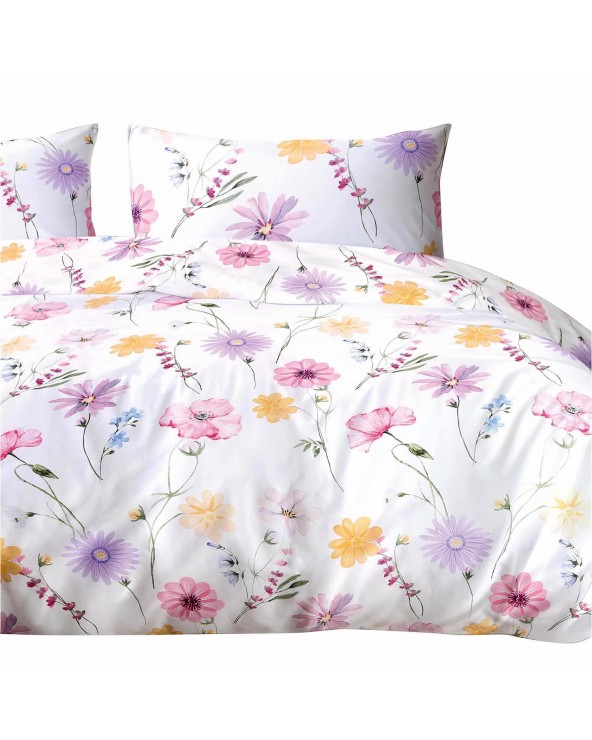 Pościel satyna bawełniana 160x200 + 2x70x80cm 1559/1 SATYNLOVE Darymex