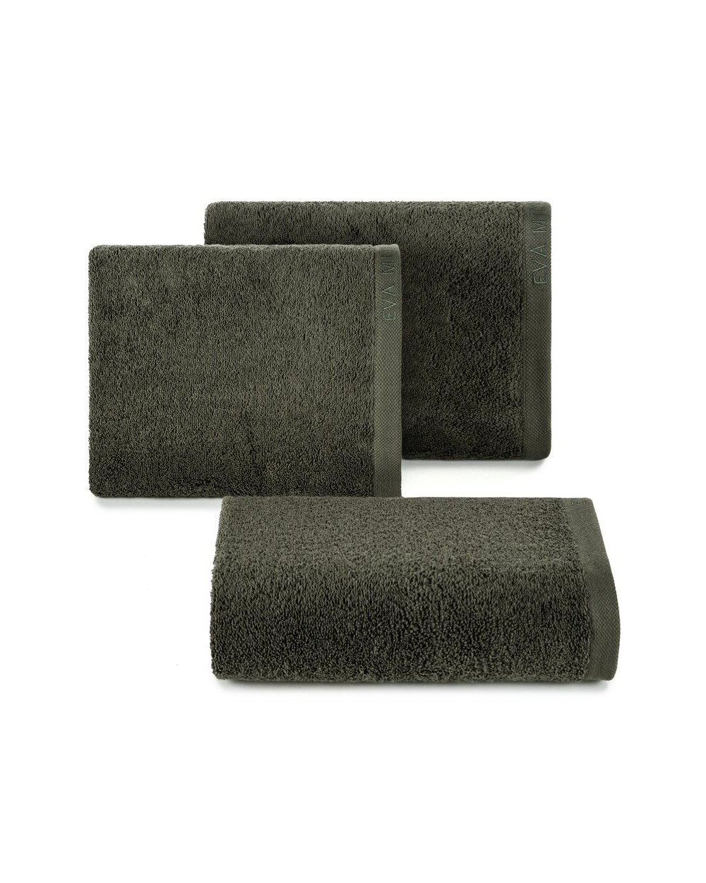 Ręcznik bawełna 70x140 Venus ciemnooliwkowy Eurofirany