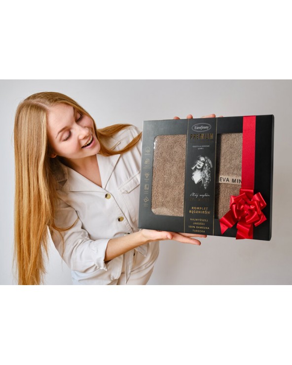 Ręcznik bawełna 70x140 Venus ciemnooliwkowy Eurofirany