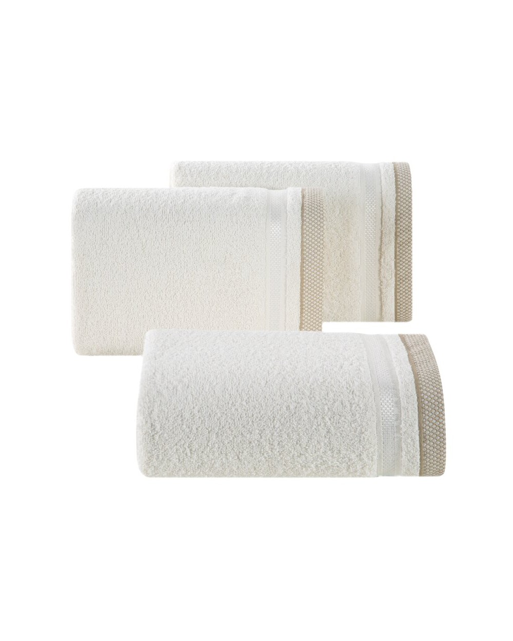 Ręcznik bawełna 70x140 Abbie kremowy Eurofirany