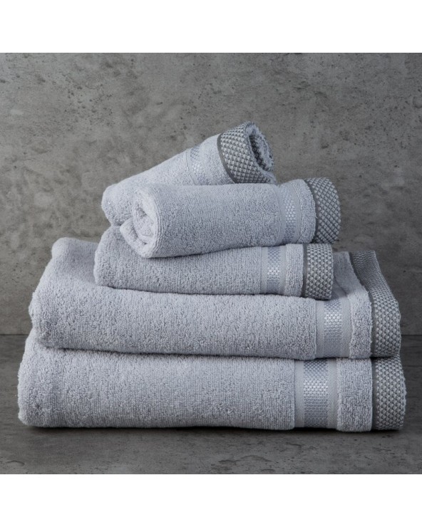 Ręcznik bawełna 30x50 Abbie srebrny Eurofirany