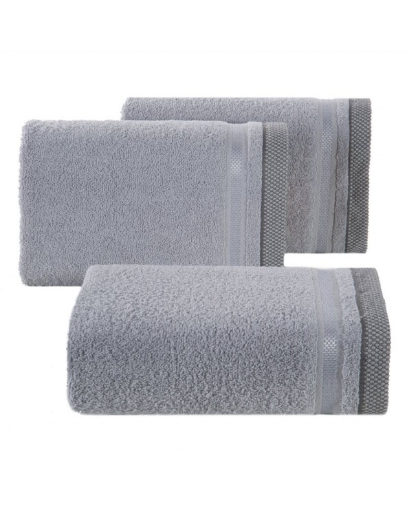 Ręcznik bawełna 50x90 Abbie srebrny Eurofirany