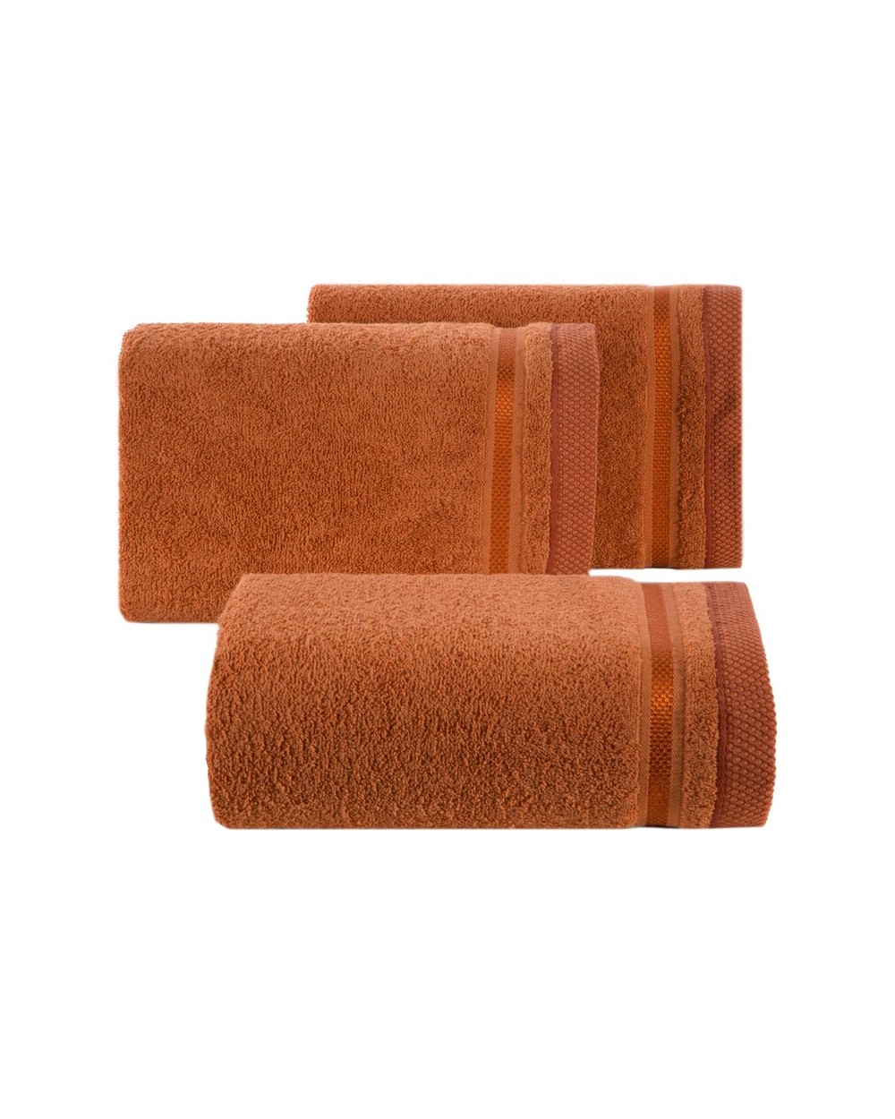 Ręcznik bawełna 50x90 Abbie pomarańczowy Eurofirany