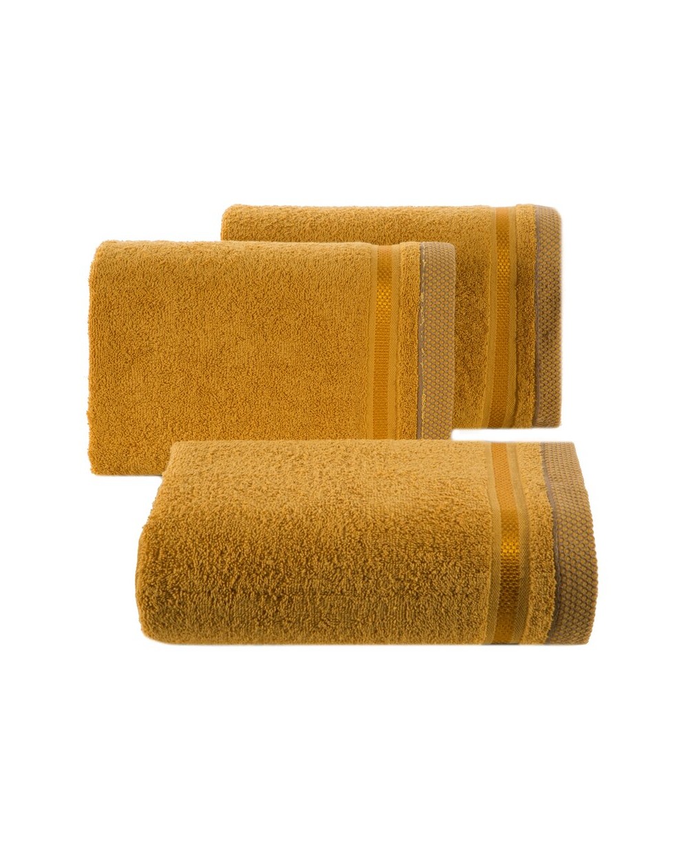 Ręcznik bawełna 100x150 Abbie ciemnożółty Eurofirany