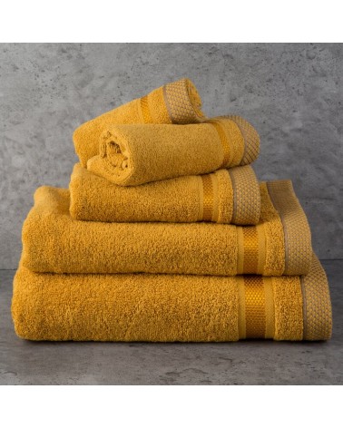 Ręcznik bawełna 100x150 Abbie ciemnożółty Eurofirany